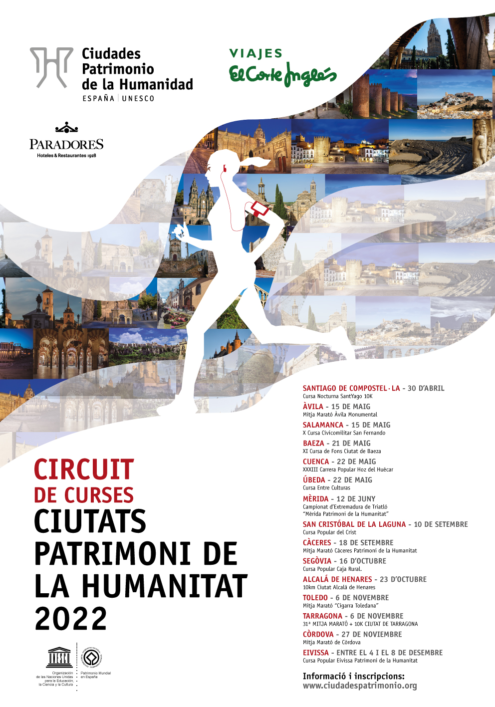 Cartell curses Grup ciutats Patrimoni Humanitat