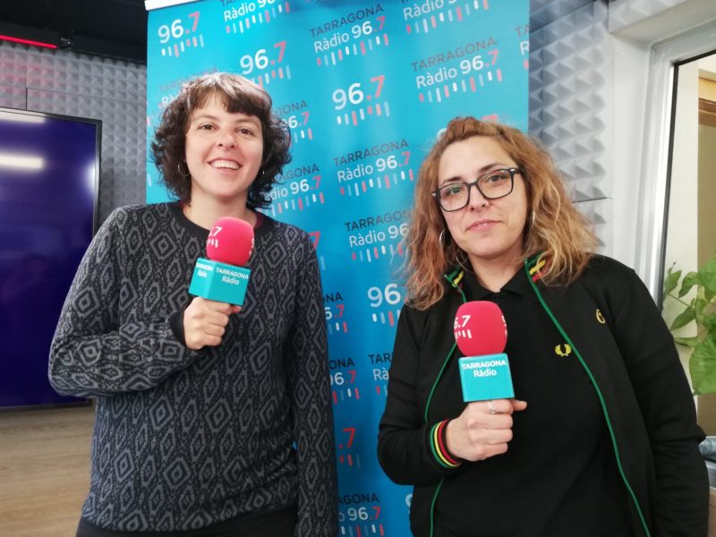 Aida Banyeres i Laura Recasens, artífexs d'Heroïnes Anònimes.