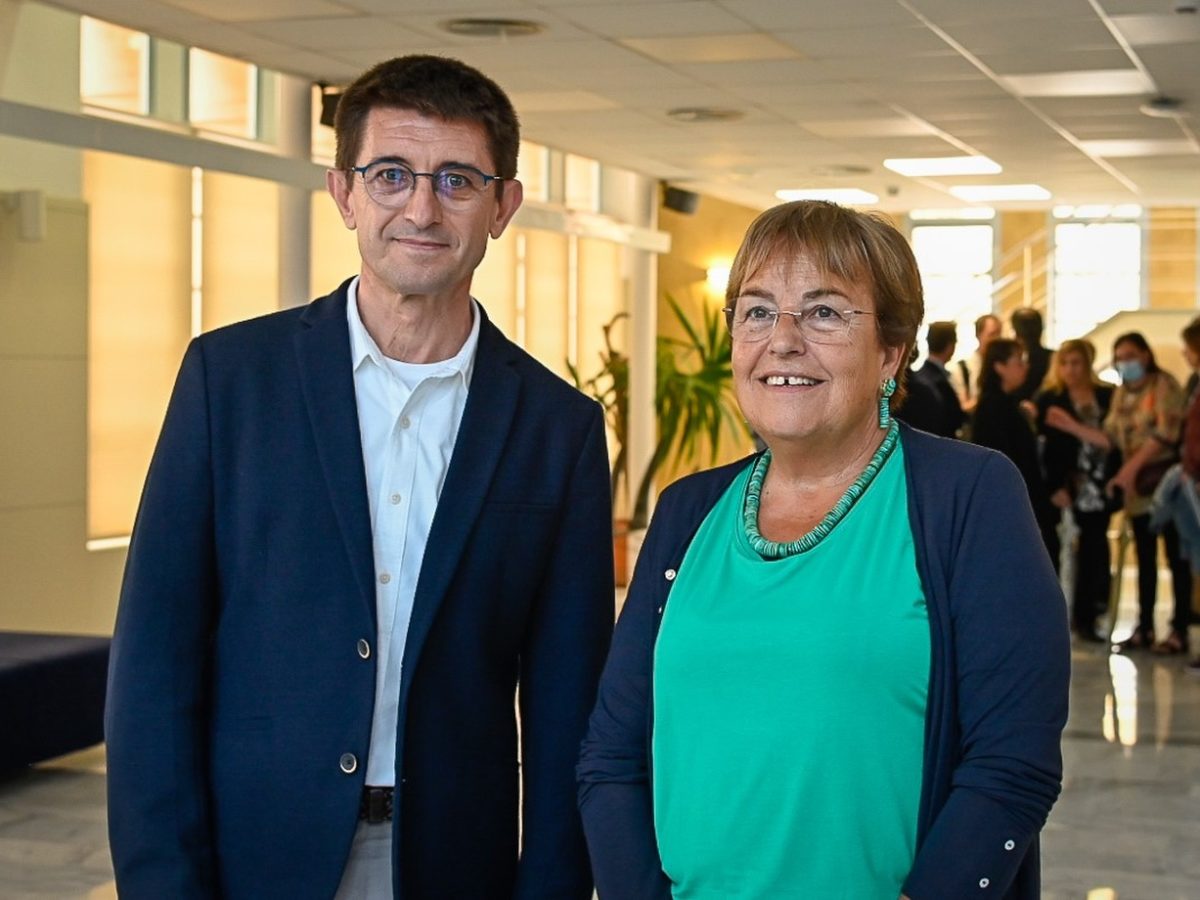 Josep Pallarès i María José Figueras, candidats en la segona volta de les eleccions a rector o rectora.