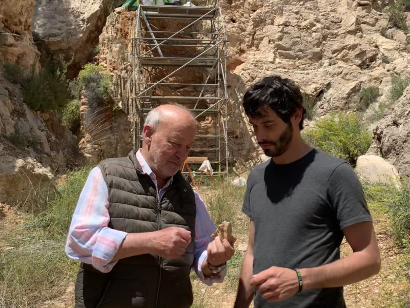 Pedro Piñero i Jordi Agustí codirectors de l’excavació des de l’any 2014