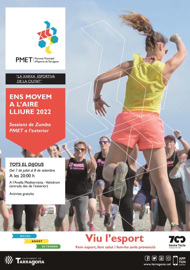 ENS MOVEM A L'AIRE LLIURE zumba cartell 2022