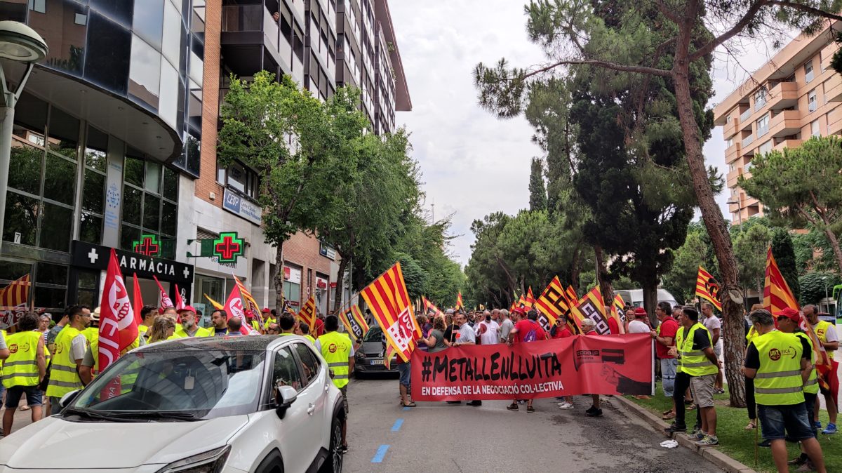 manifestació sector del metall 2022