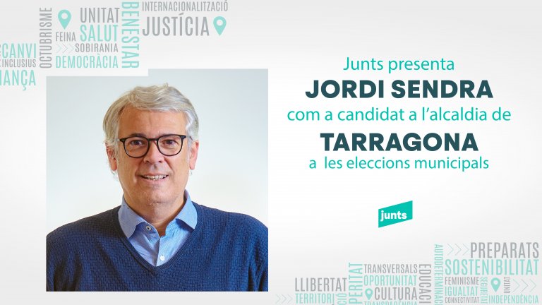 Jordi Sendra. Candidat de JuntsXTarragona