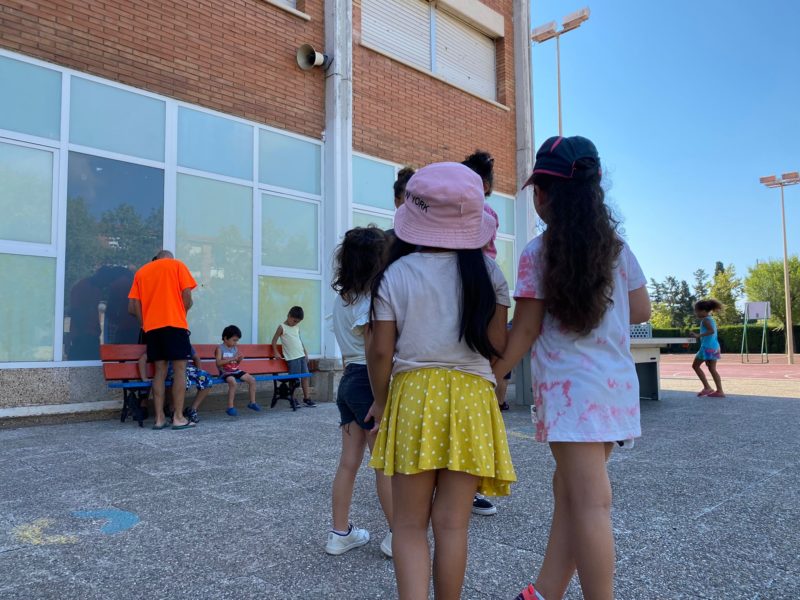 nens i nenes del casal de Campclar de la Fundació Pere Tarrès