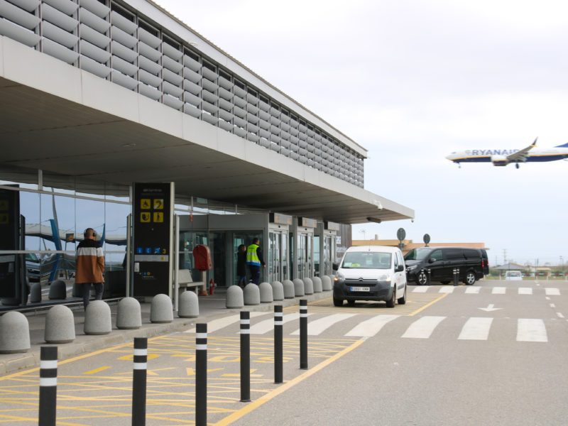 Avió de Ryanair a l'aeroport de Reus