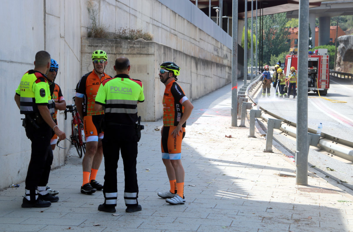 Atropellament de ciclistes a Castellbisbal