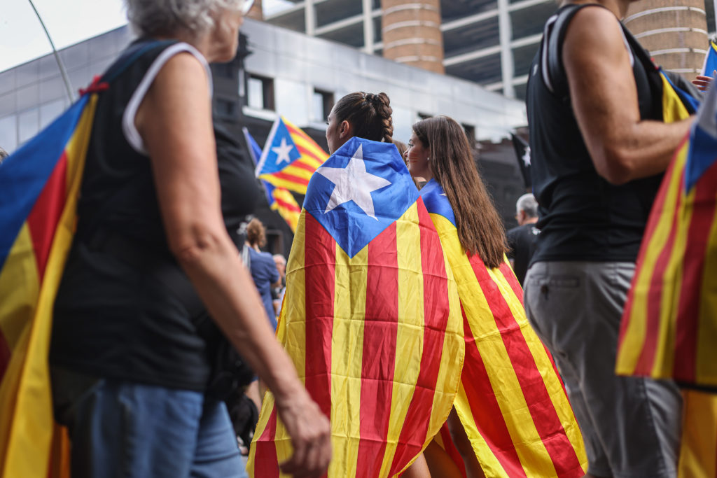 Milers de manifestants al final del recorregut de la mobilitació de l'ANC per la Diada a Barcelona  Data de publicació: diumenge 11 de setembre del 2022, 19:05  Localització: Barcelona  Autor: Jordi Borràs