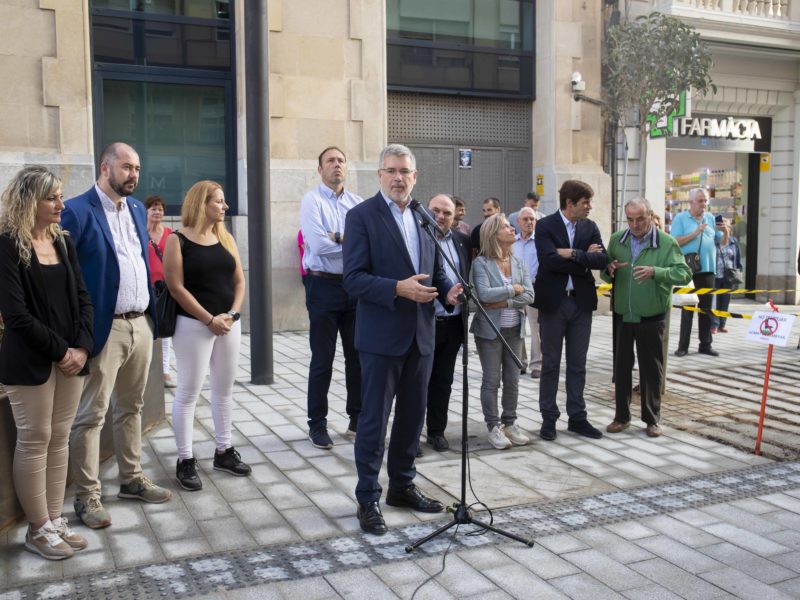 Inauguració remodelació carrer Canyelles. foto Tjerk van der Meulen