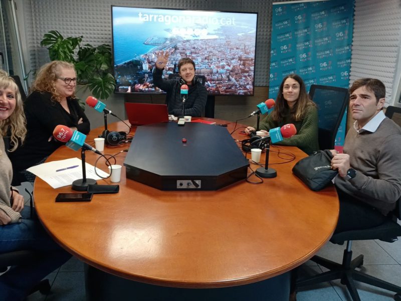 María José López (ERC), Sandra Ramos (PSC), Xavier de Gispert, Eva Miguel (CUP) i Dídac Nadal (Junts)