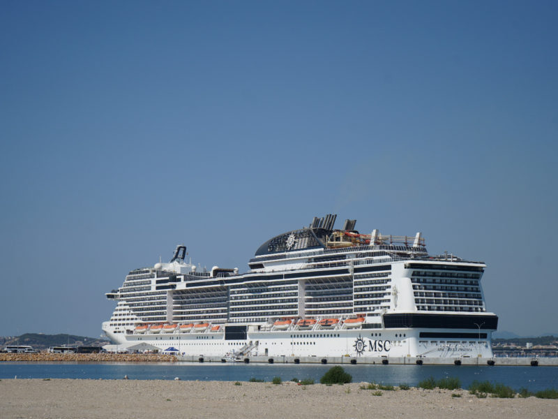 MSC bellíssima creuer al port