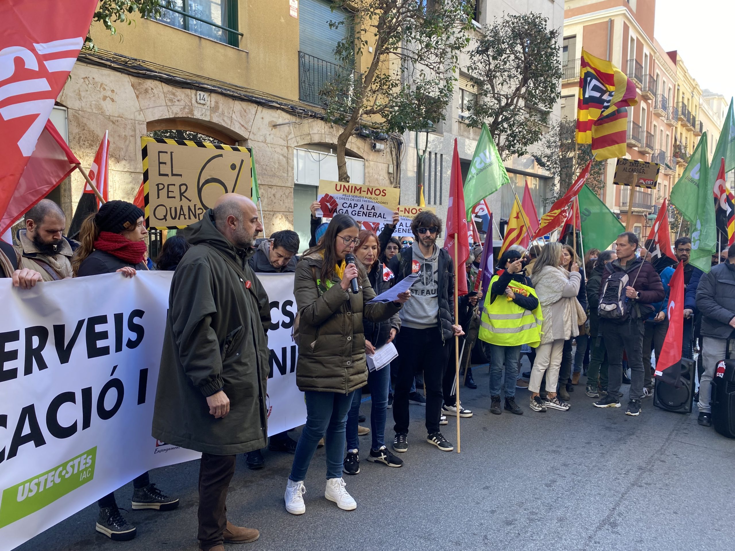 Manifestació per la defensa de la sanitat i l'educació.  26 de gener 2023.