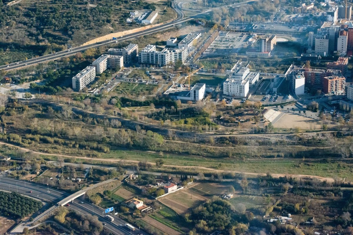 imatge aèrea del Francolí (Foto: Marc Colilla)