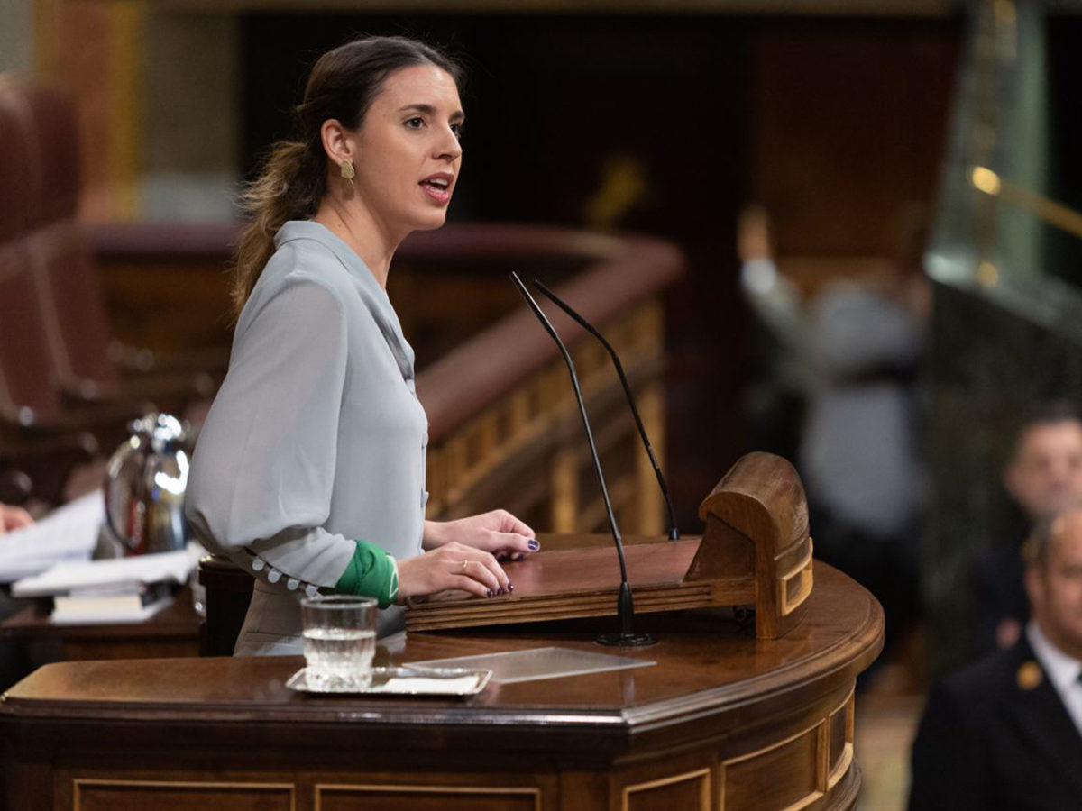 Irene Montero al congrés febrer 2023