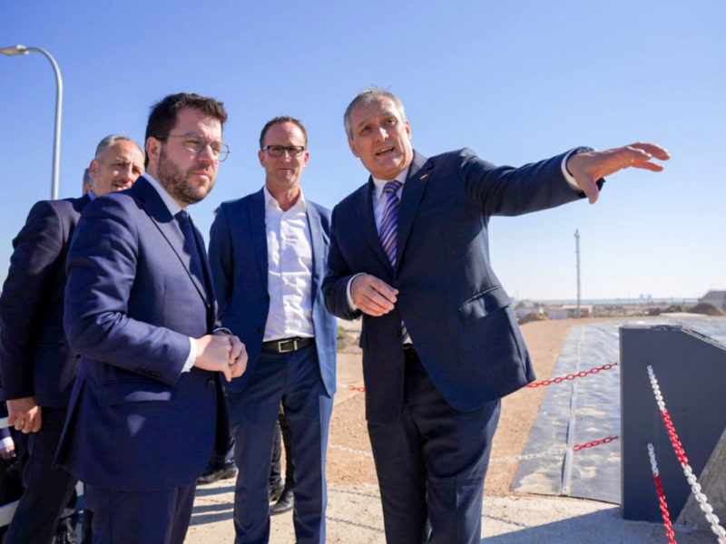 El president Pere Aragonès ha inaugurat i visitat la nova planta de tractament d'aigües industrials d'AITASA a Tarragona Data de publicació: divendres 17 de febrer del 2023, 16:56 Localització: Tarragona Autor: Cedida a ACN