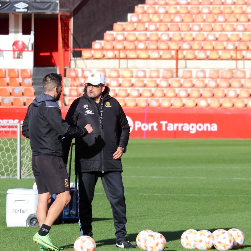 Iñaki Alonso al camp d'entrenament febrer 2023