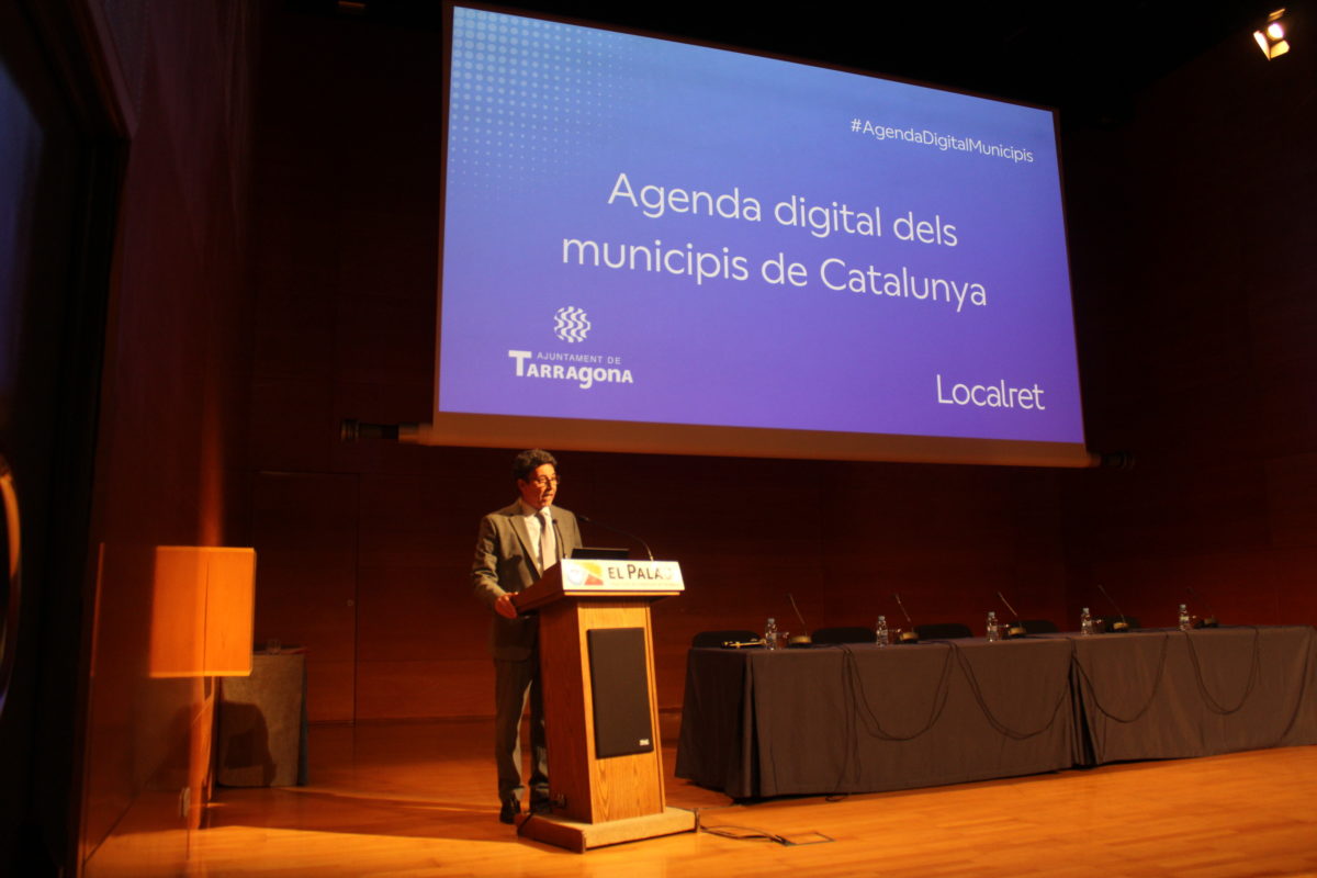 Manel Castaño presenta l'agenda digital