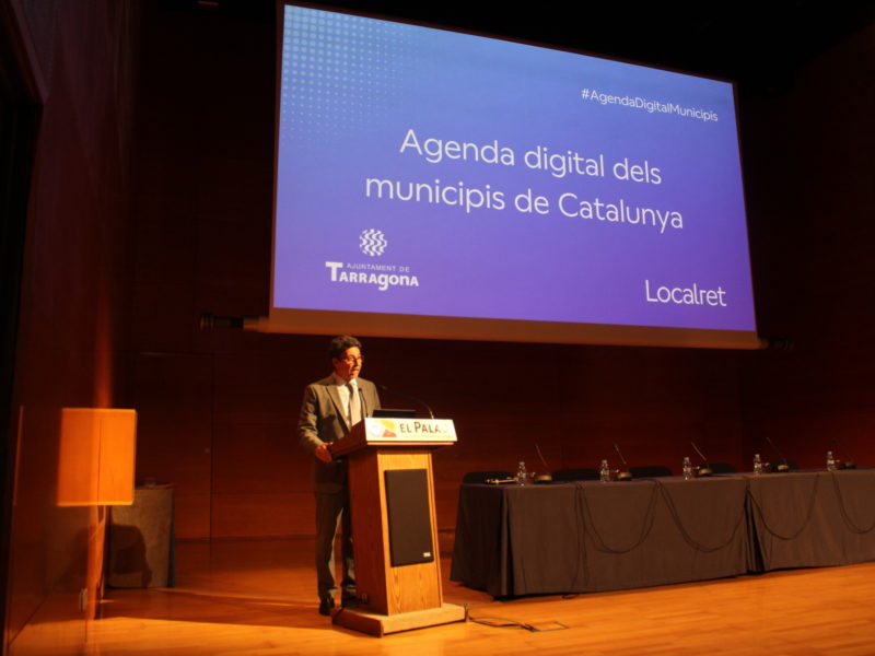 Manel Castaño presenta l'agenda digital