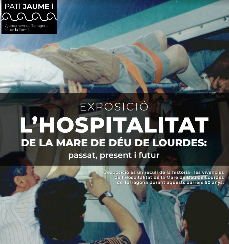 cartell expo hospitalitat lourdes ajuntament febrer 2023