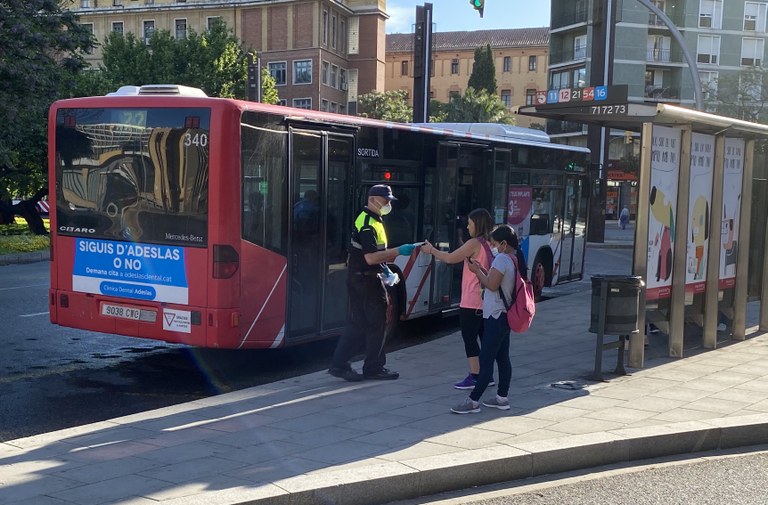 mascareta autobus