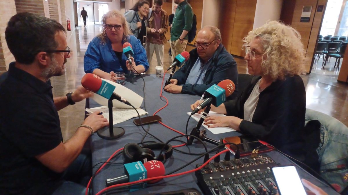 Josep Suñé, Sandra Ramos (PSC), Jordi Fortuny (ERC) i Àngels Pérez (ECP)