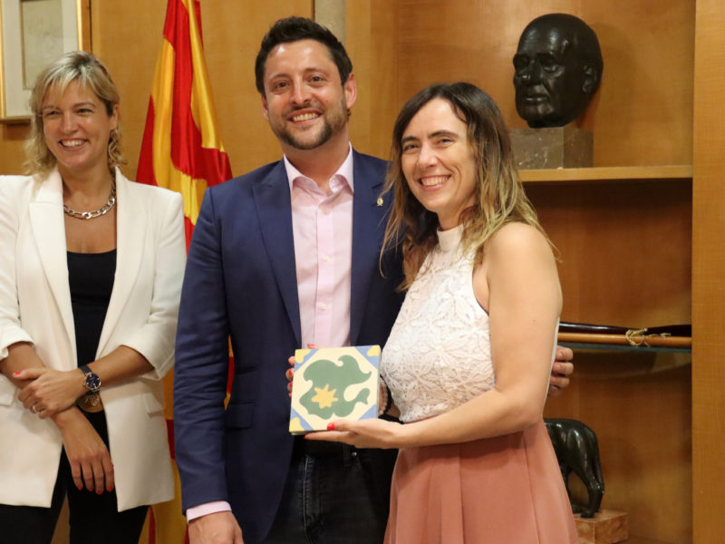 L'alcalde de Tarragona, Rubén Viñuales, i l'alcaldessa de Reus, Sandra Guaita, durant la visita institucional a l'Ajuntament de Tarragona Data de publicació: dilluns 31 de juliol del 2023, 15:31 Localització: Tarragona Autor: Neus Bertola