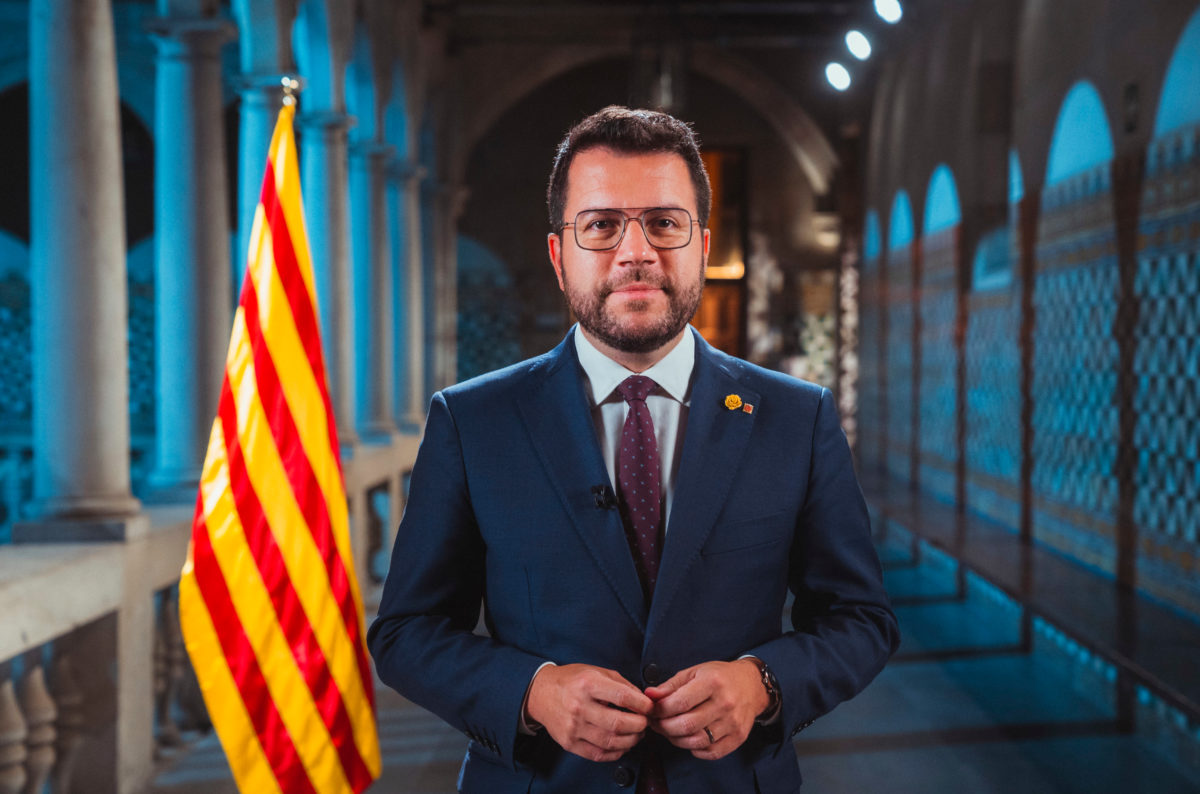 El president de la Generalitat, Pere Aragonès Data de publicació: diumenge 10 de setembre del 2023, 21:09 Localització: Barcelona Autor: Arnau Carbonell/Generalitat de Catalunya