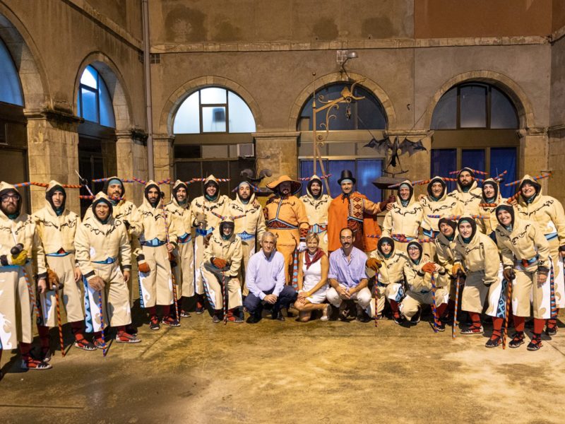 Presentació dels nous vestits del Ball de Diables de Tarragona. Foto: DAVID OLIETE