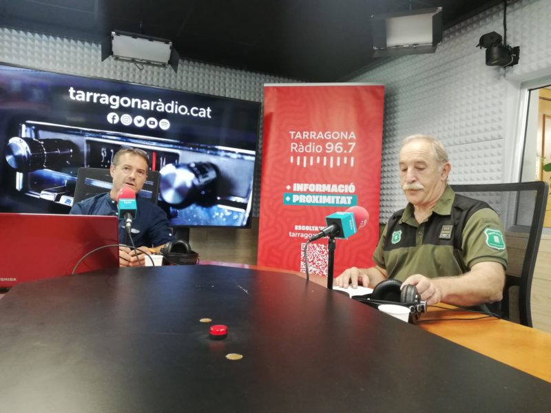 Cándido Rincón en una entrevista a Tarragona Ràdio