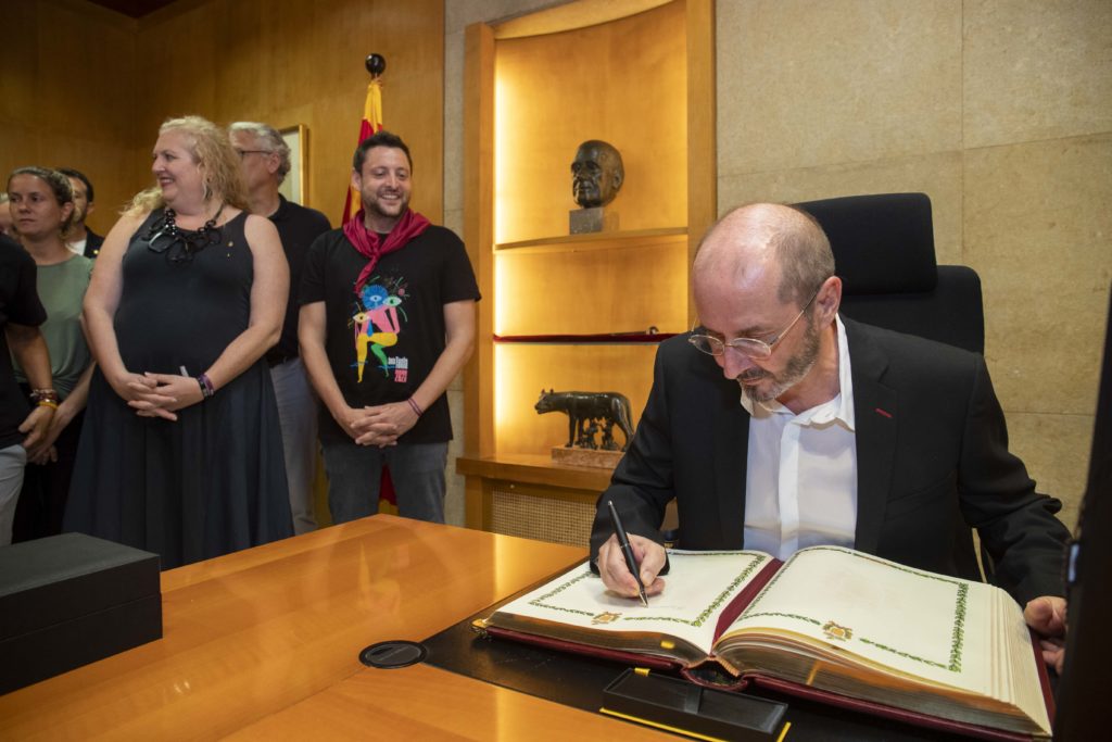 El Pregó de Santa Tecla d'Oriol Grau. foto Tjerk van der Meulen 21.09.23