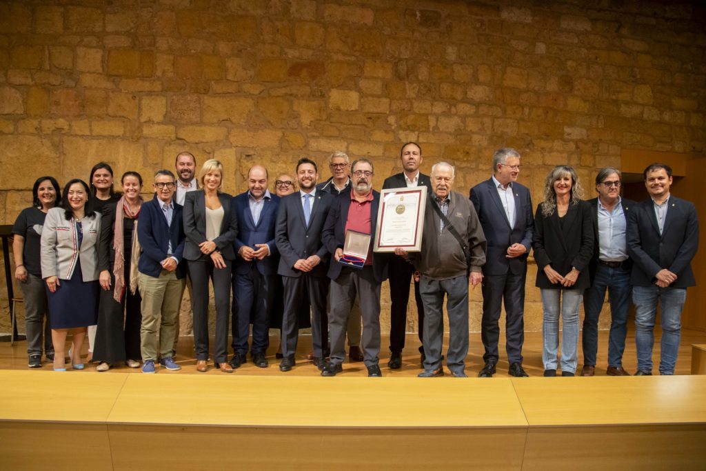 Lliurament medalla de la ciutat al Centre Excusionista Tarragona. 
Foto Tjerk van der Meulen  24.10.23 Tarragona 