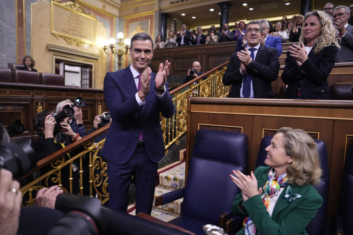 Pedro Sánchez. Sessió Investidura FOTO: ACN