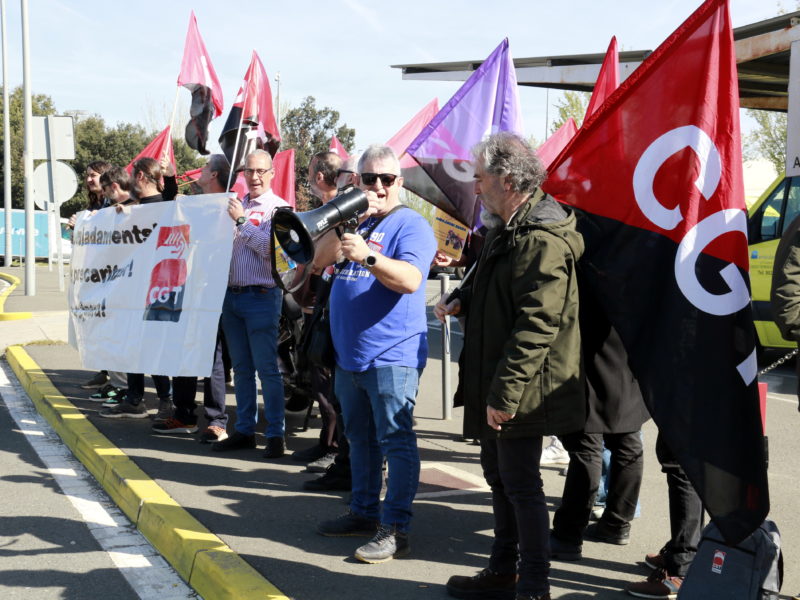 Protesta ambulàncies CGT