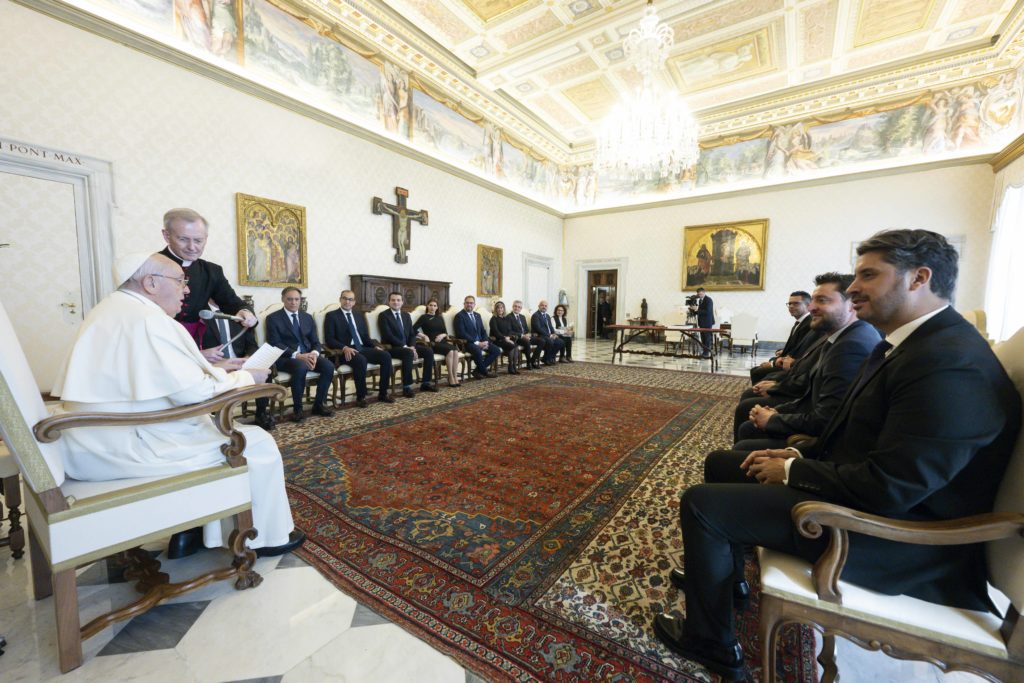 Recepcion-Papa-Francisco-GCPHE_3-©Vatican-Media