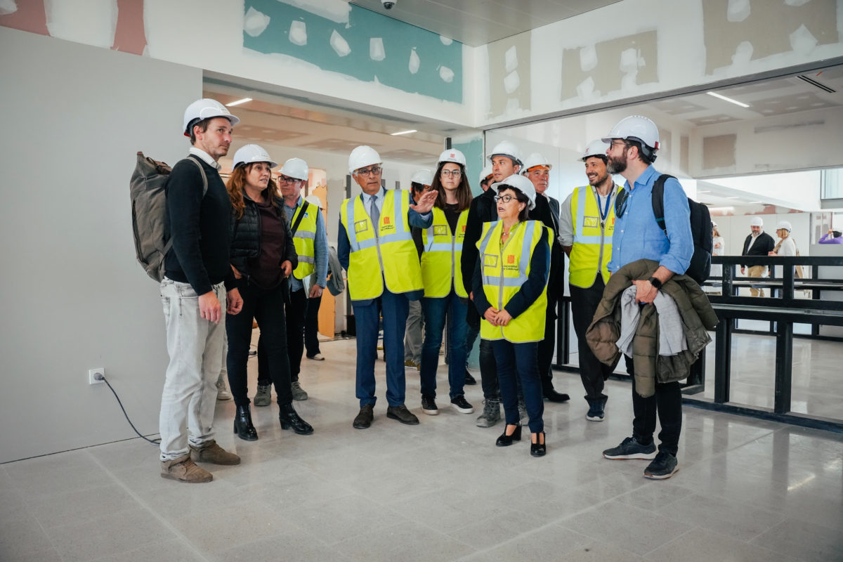 El conseller de Salut, Manel Balcells, durant una visita al futur edifici pont de l'hospital Joan XXIII de Tarragona Data de publicació: dijous 18 d’abril del 2024, 19:28 Localització: Tarragona Autor: Cedida a l'ACN