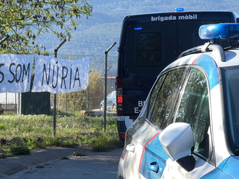 Protesta a Presons. FOTO: ACN