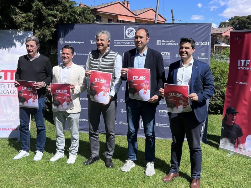 Presentació de la sisena edició de l’ITF J60 – Red Cup Tarragona