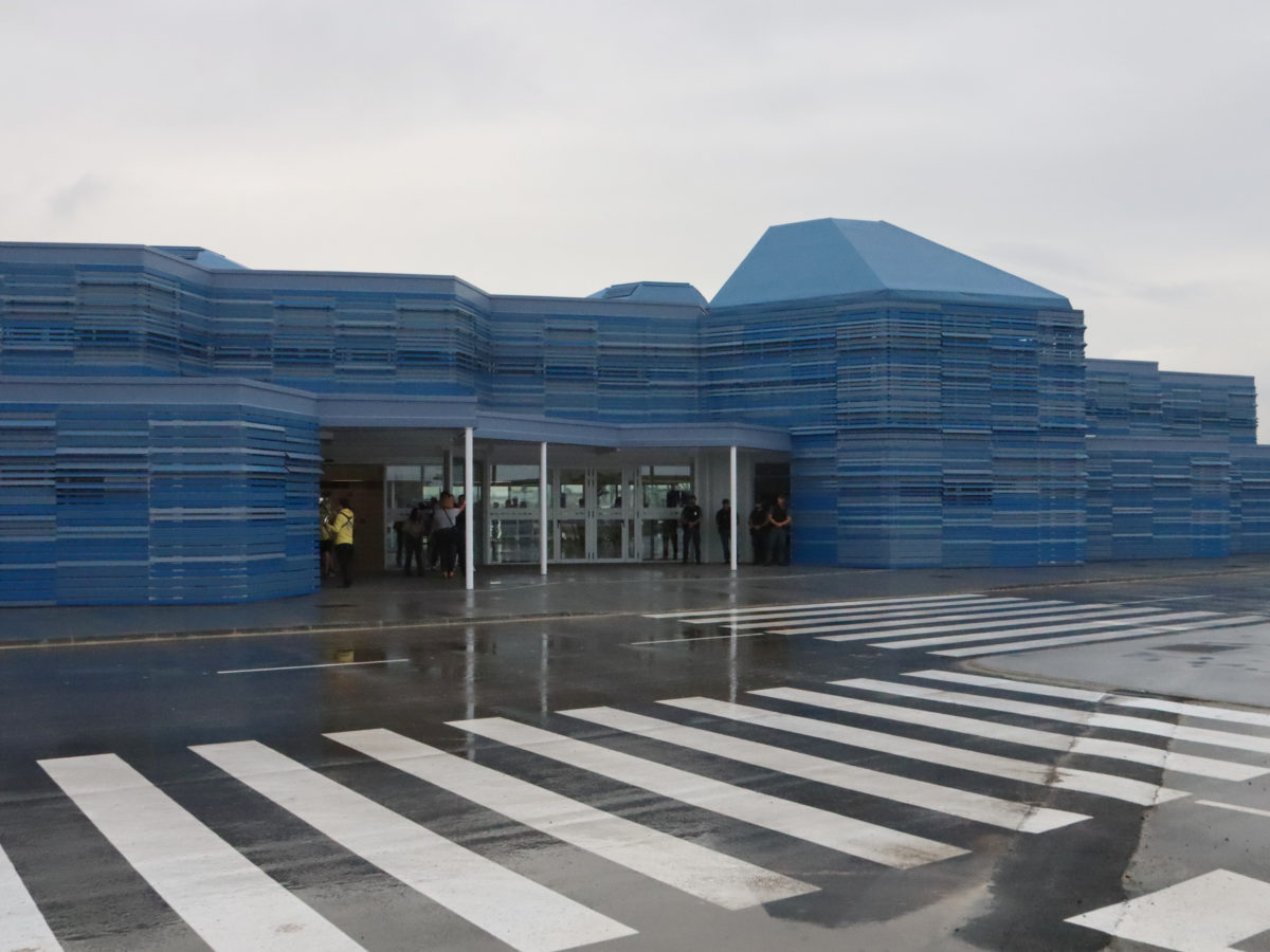 Imatge de l'exterior de l'edifici de la terminal de creuers del port de Tarragona Data de publicació: dimarts 11 de juny del 2024, 22:46 Localització: Tarragona Autor: Eloi Tost