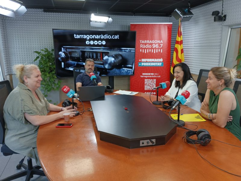 Sandra ramos (PSC, Josep Suñé, Maria Mercè Martorell (PP) i Maria Roig (ERC)