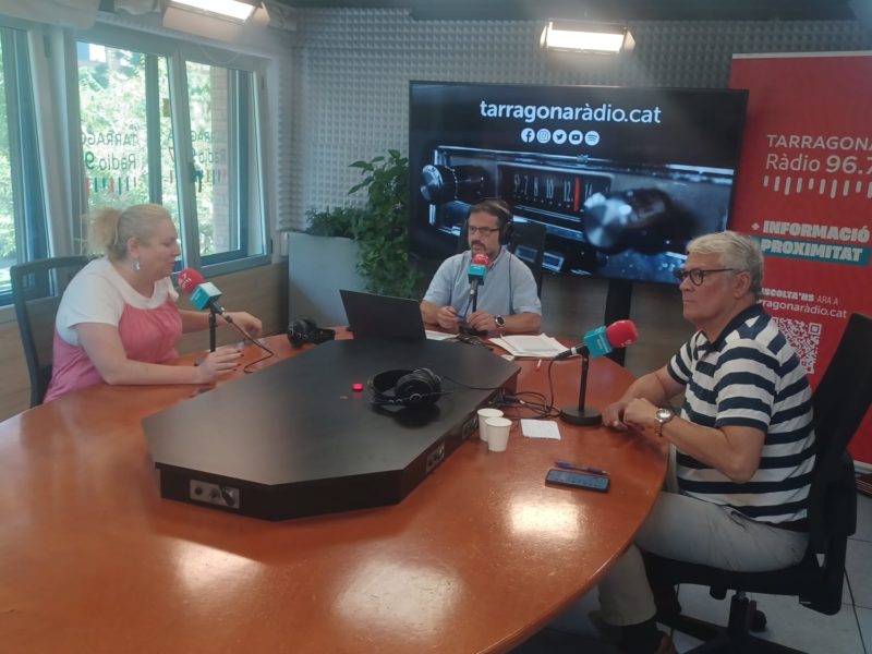 Sandra ramos (PSC), Josep Suñé i Jordi Sendra (Junts per Catalunya)