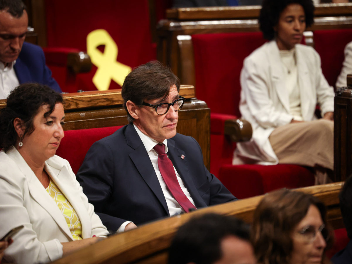 Salvador Illa i Alícia Romero durant el debat d'investidura d'aquest dijous Data de publicació: dijous 08 d’agost del 2024, 12:15 Localització: Barcelona Autor: Jordi Borràs