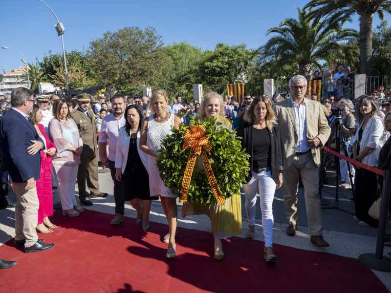 Foto: Juan Carlos Borrachero. Ofrena floral de la Diada Nacional de Catalunya