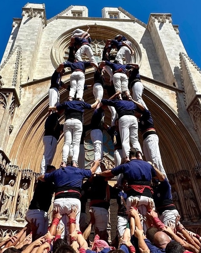 7d7 Xiquets del Serrallo. Foto: Xiquets del Serrallo. Pla de la Seu, 11/09/2024