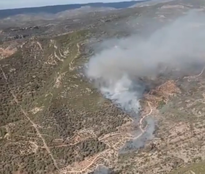 Incendi Cabacés. Bombers