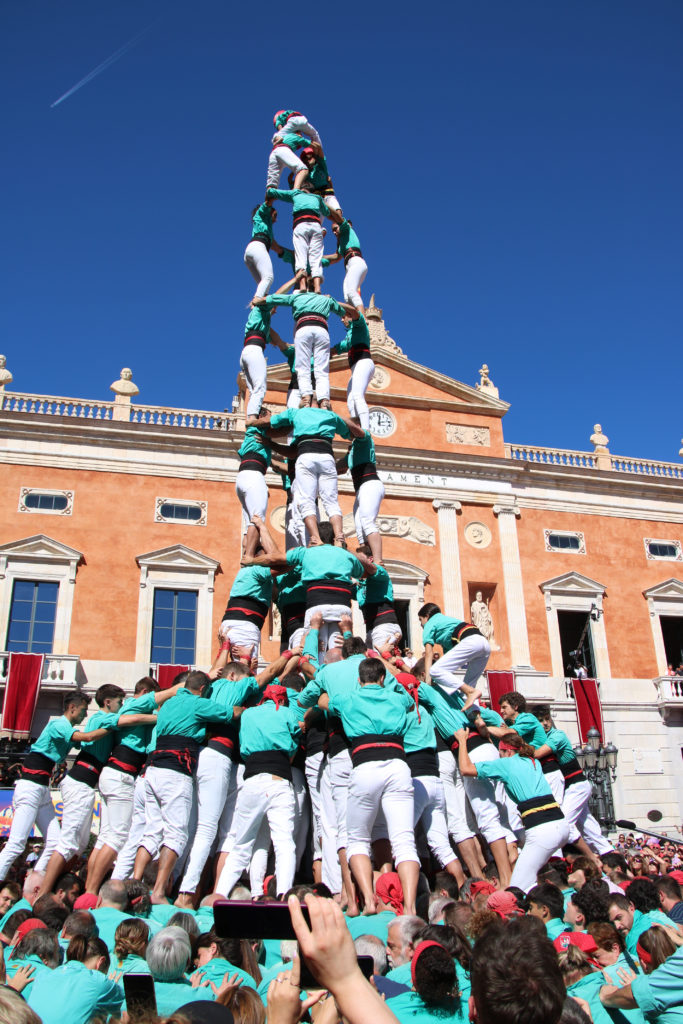 4 de 9 amb agulla dels Castellers de Vilafranca  en la primera ronda de la diada del primer diumenge de festes de Santa Tecla de Tarragona

Data de publicació: diumenge 15 de setembre del 2024, 13:29

Localització: Tarragona

Autor: Mar Rovira / Ariadna Escoda