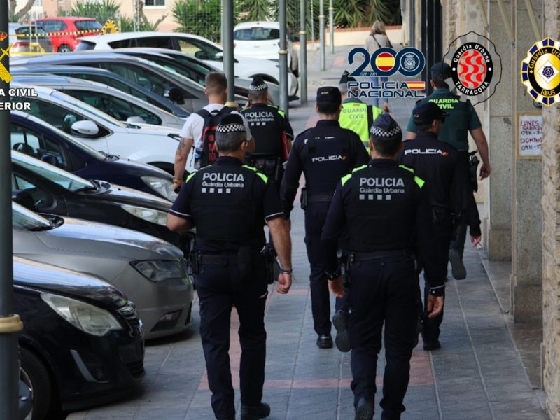 Guàrdia Urbana, Guàrdia Civil i Policia Nacional