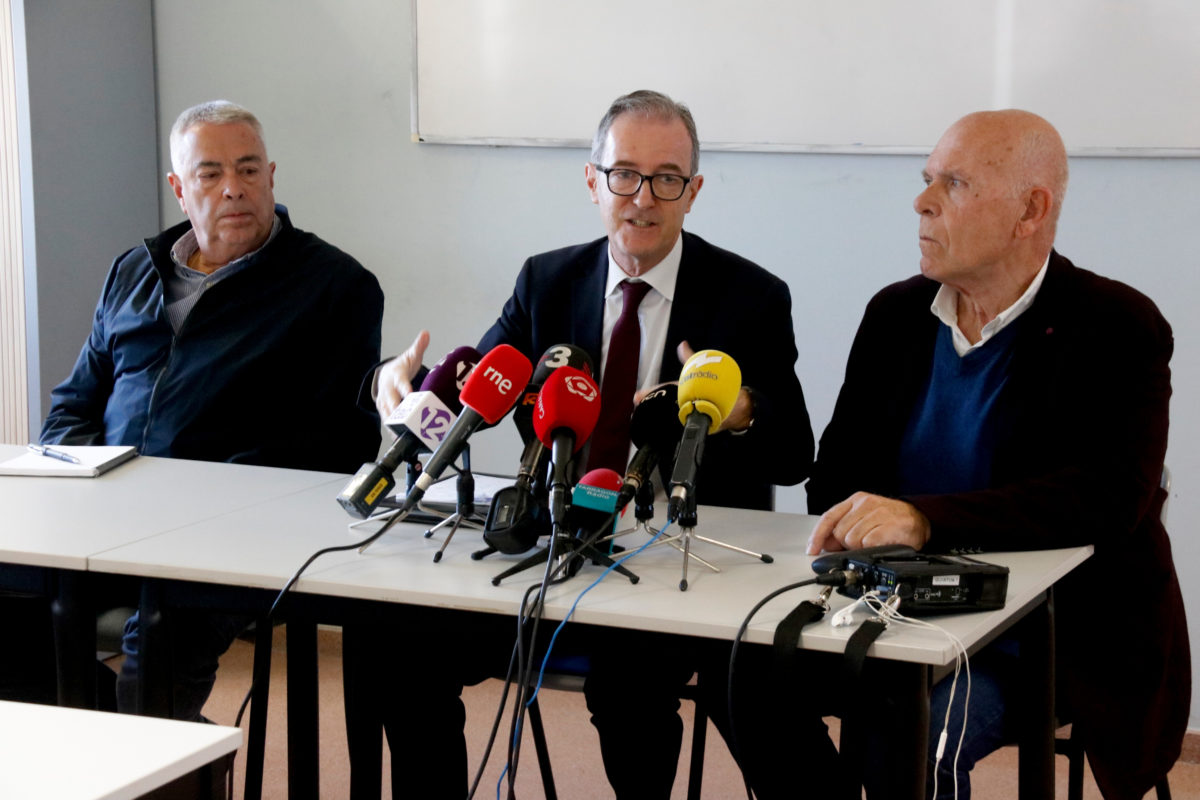 Xavier Rigau, director de la Cepta, i Josep Lluís Aymat, director de la Feat