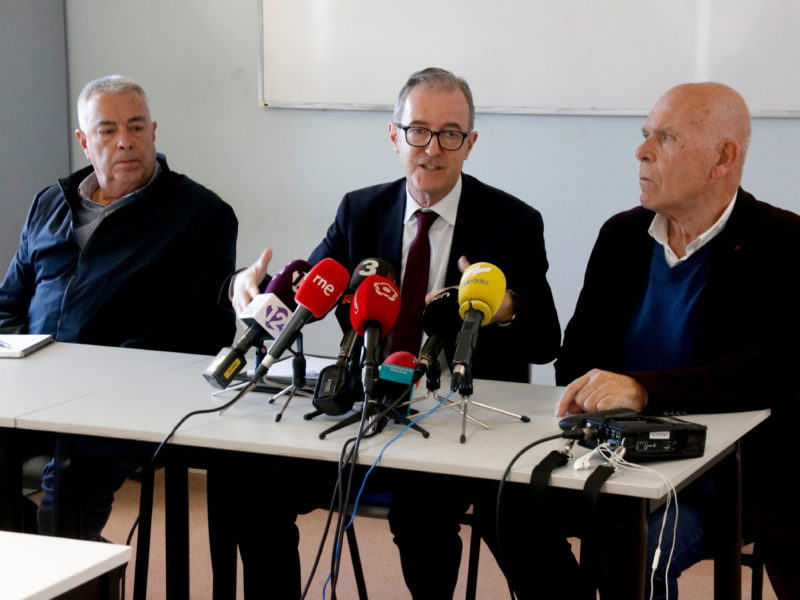 Xavier Rigau, director de la Cepta, i Josep Lluís Aymat, director de la Feat