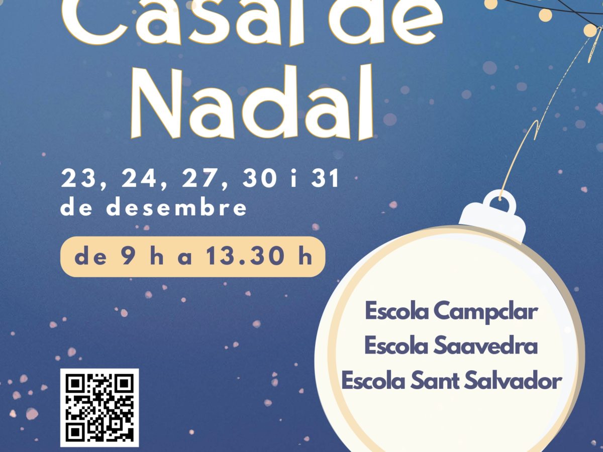 L’Ajuntament organitza per primera vegada un casal de Nadal gratuït