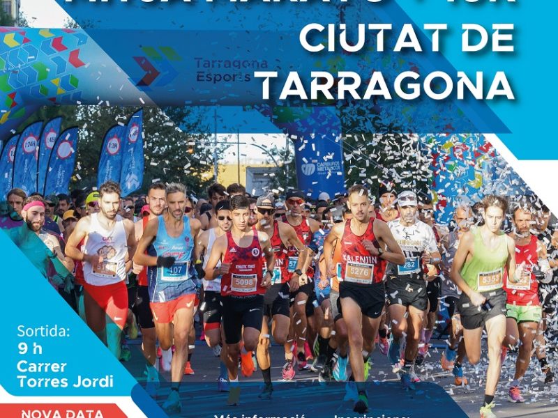 La 33a edició de la Mitja Marató + 10K Ciutat de Tarragona se celebrarà el diumenge 8 de desembre