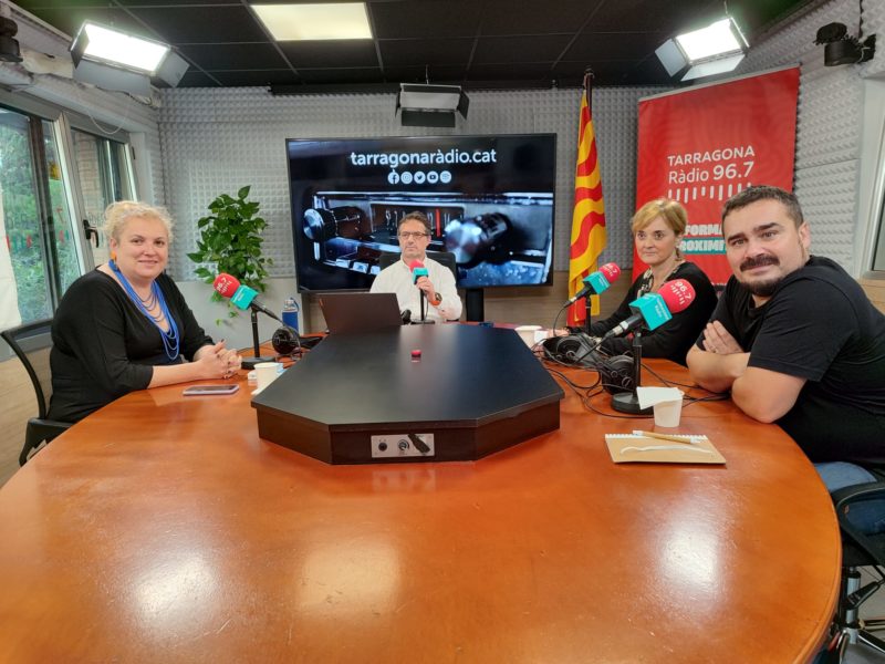 Sandra Ramos (PSC), Josep Suñé, Judith Gómez (Vox) i Jordi Collado (ECP)